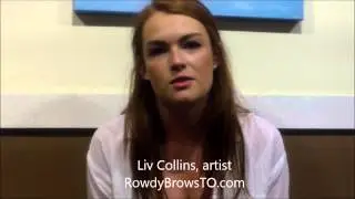 Liv Collins, artist at The Carlton Gallery in Toronto