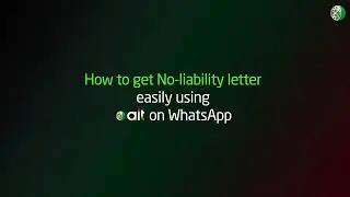No Liability letter via WhatsApp