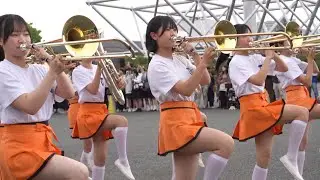 【京都橘高校吹奏楽部】 関西ローズEXPO2025  パレード　スタート位置