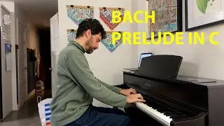 Bach - Prelude in C - adult piano learning