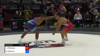 2023 Senior Nationals: Joshua Rodriguez vs Daniel DeShazer :57 KG Quarterfinals