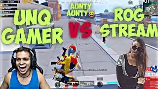 Unq gamer vs Rog stream🔥 latest fight 🔥 Support him ❤️ UNQ V ROG STREAM🔥#Rogstream #punjusquad