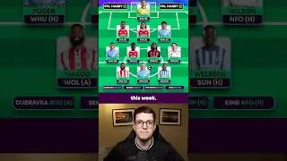 FPL GW17 FREE HIT DRAFT! 🃏 #FPL #premierleague #fyp