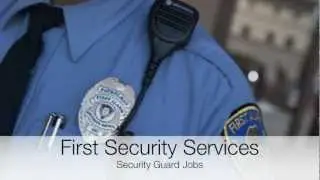 Security Guard Jobs/Employment From First Security Services