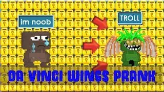 Growtopia│Da Vinci Wings Prank#2