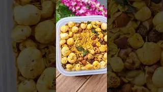 Oats ka healthy chivda/weight loss snack 😋 (Ingredients in the comment box) #youtubeshorts #shorts