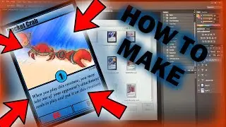 HOW I MAKE CARDS IN MY HOMEMADE TCG!!(Mayhem TCG)