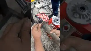 BMW front Wheel shock absorber and strut mount replacement