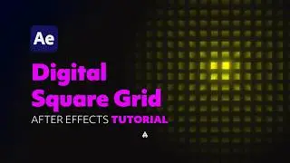 Digitla Grid Squares Creative background in  Adobe After Effects