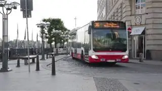 HOCHBAHN-Busse zwischen Reesendamm und Rathausmarkt im Juni 2018