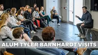 UNCG Alumnus Tyler Barnhardt visits School of Theatre