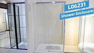 L06231 Rectangle Italian Design Framed Shower Cabin from Korra Bath Ware