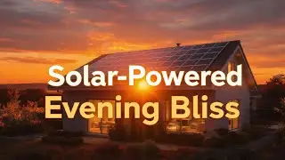Sunset Serenity: Solar-Powered Evening Glow