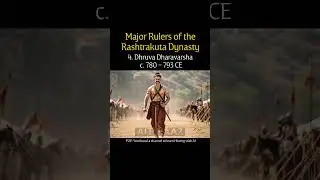 Major Rulers of the Rashtrakuta Dynasty | The Lion Kings of Deccan #forgottenhistory #indianhistory