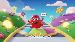 Fall Guys Jelly Bean Slid Off the Rainbow | Nursery Rhymes for Kids & Baby Songs