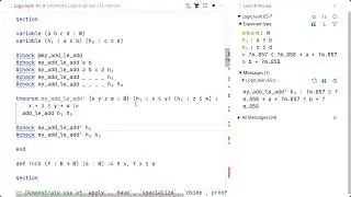 Lean for the Curious Mathematician 2023   Logic