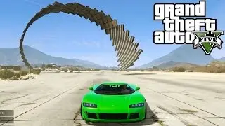 GTA 5 ONLINE RACE BEST RACE EVER!!! 360 Epic Inverted Spiral ( GTA Online Epic Race Gameplay )