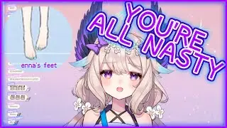 Enna has a message (rant) to all her feet lovers