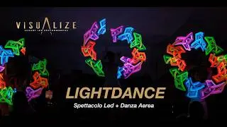 Spettacolo LED + Danza Aerea per Piazze e Feste di Paese | AIR LIGHT SHOW