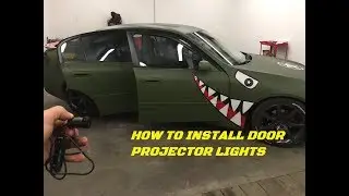 How to install door projector light on the Warhawk.#freedom
