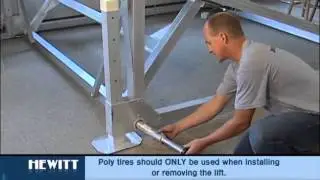 Cantilever Lift &mdash; Installing corner assist wheels