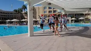 Beach Albatros Resort Hurghada Animation Dance am Pool Nov 2021
