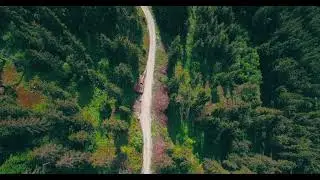 satisfying drone video