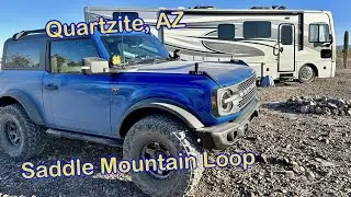 Exploring Saddle Mountain Loop in Quartzite, AZ
