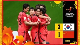 #AFCU20 - QF | Korea Republic 3 - 1 China