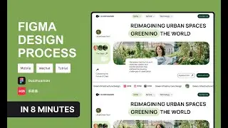 FREE Green Eco-Friendly Product Landing Hero Header! Free Design Template! Figma Drawing Process!