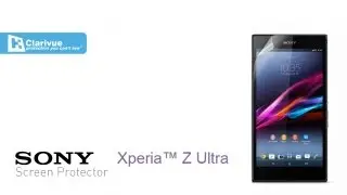 Sony Xperia Z Ultra Screen Protector from Clarivue