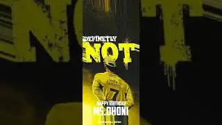 🥳HAPPY BIRTHDAY MS DHONI 🥳 WHATSAPP STATUS#Dhoni#status#Dhonistatus#Dhonibirthdaystatus