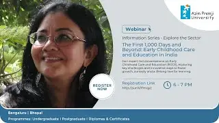 The First 1,000 Days & Beyond: Early Childhood Care & Education in India (Mandira Kumar)