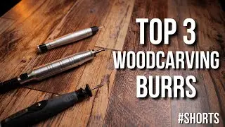 Top 3 Carving Burrs Every Wood Carver Needs #shorts
