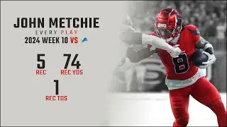 John Metchie Week 10 Replay: Every Target and Catch vs Detroit Lions