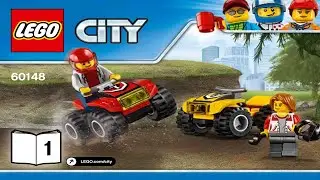 LEGO instructions - City - Traffic - 60148 - ATV Race Team (Book 1)