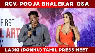 Ladki (Ponnu) Tamil Press Meet Q&A | RGV, Pooja Bhalekar Speech