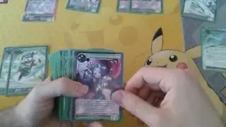 Review/Unboxing premade deck de naturaleza Pricia, Comandante  de las Bestias Sagradas FoW