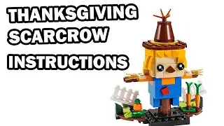 LEGO INSTRUCTIONS - THANKSGIVING SCARECROW - BRICKHEADZ - LEGO 40352