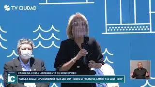 Discurso de la Intendenta Carolina Cosse en la ceremonia de su asunción