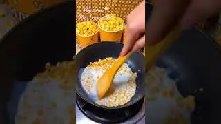 Yummy 😋 Milk Flavour Popcorn🍿 recipe || Homemade Popcorn on stove || How to make Popcorn at home❤