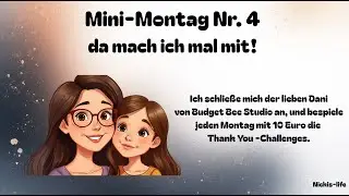 🍀 Mini-Montag 🍀 Woche 4  / 52 Wochen je 10 Euro #thankyouchallenge #sparspiele #sparchallenges