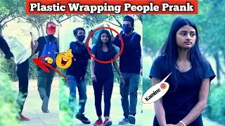 Plastic Wrapping🤪People Prank😂| Prank In India | @Teddy4U