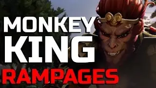 Dota 2 - MONKEY KING RAMPAGE MADNESS