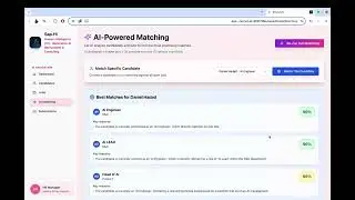 AI Matching System for Smarter Hiring