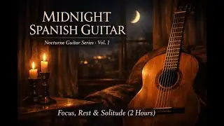 Midnight Spanish Guitar &mdash; Focus, Rest & Solitude (2 Hours)Nocturne Guitar Series &middot; Volume I