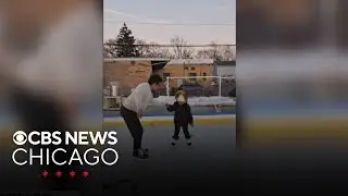 Pop-up ice rink now open  outside library in Gary, Indiana