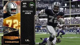 6'9 WR! ED TOO TALL JONES WR GAMEPLAY! DALLAS COWBOYS THEME TEAM! MADDEN 22 ULTIMATE TEAM