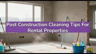 Post Construction Cleaning Tips For Rental Properties | Bond Cleaning In Melbourne