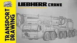 [TRANSPORT DRAWING] Let's Draw a Crane!!!